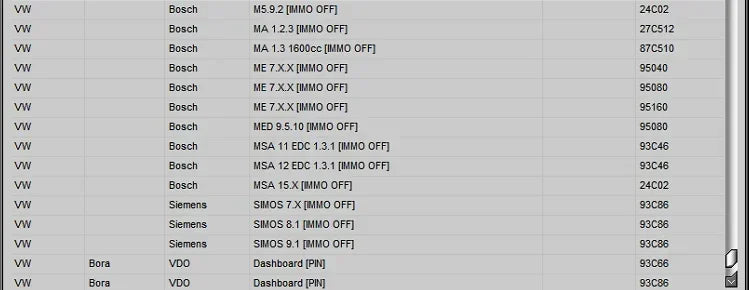Immo Tool V1.2 CAR CODE / IMMO OFF EDC15 EDC16 EDC17 ECU Virgin Eeprom IMMO KEY PIN CODE CALCULATOR BSI VDO