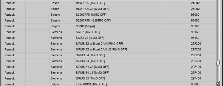 Immo Tool V1.2 CAR CODE / IMMO OFF EDC15 EDC16 EDC17 ECU Virgin Eeprom IMMO KEY PIN CODE CALCULATOR BSI VDO