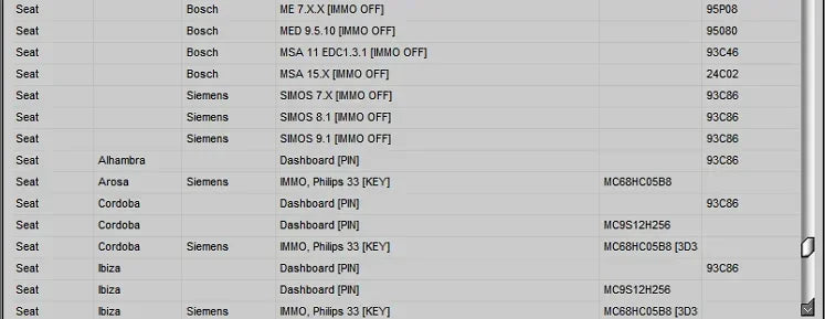 Immo Tool V1.2 CAR CODE / IMMO OFF EDC15 EDC16 EDC17 ECU Virgin Eeprom IMMO KEY PIN CODE CALCULATOR BSI VDO