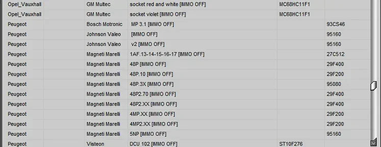 Immo Tool V1.2 CAR CODE / IMMO OFF EDC15 EDC16 EDC17 ECU Virgin Eeprom IMMO KEY PIN CODE CALCULATOR BSI VDO