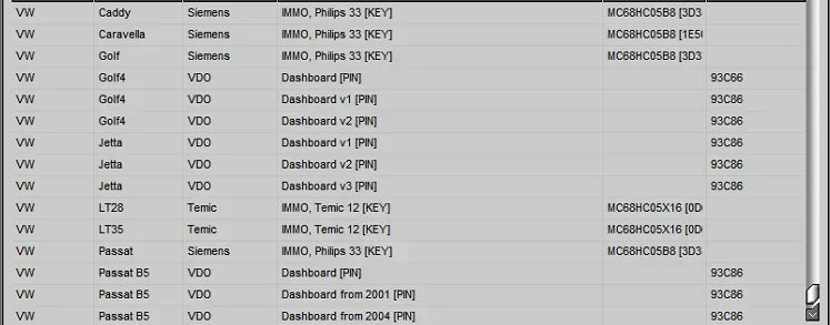 Immo Tool V1.2 CAR CODE / IMMO OFF EDC15 EDC16 EDC17 ECU Virgin Eeprom IMMO KEY PIN CODE CALCULATOR BSI VDO