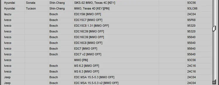 Immo Tool V1.2 CAR CODE / IMMO OFF EDC15 EDC16 EDC17 ECU Virgin Eeprom IMMO KEY PIN CODE CALCULATOR BSI VDO