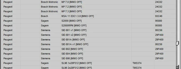 Immo Tool V1.2 CAR CODE / IMMO OFF EDC15 EDC16 EDC17 ECU Virgin Eeprom IMMO KEY PIN CODE CALCULATOR BSI VDO