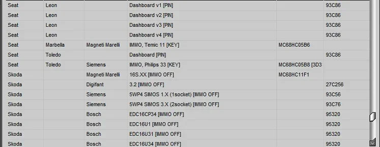 Immo Tool V1.2 CAR CODE / IMMO OFF EDC15 EDC16 EDC17 ECU Virgin Eeprom IMMO KEY PIN CODE CALCULATOR BSI VDO