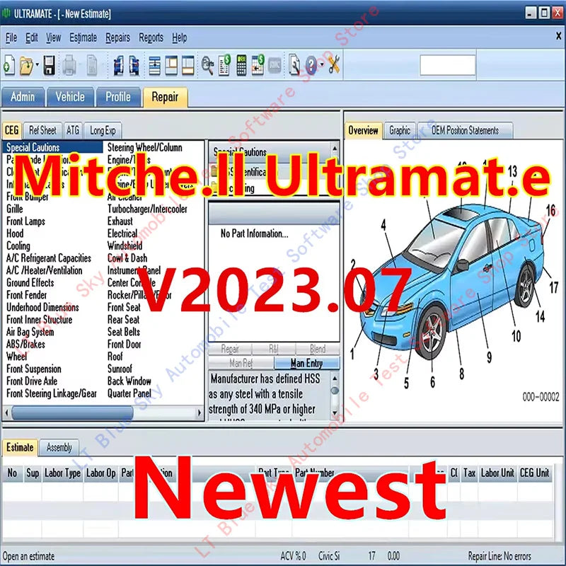Hot alldata 10.53 Car Software mitchell ultramate 2023.07 auto repair alldata software All data car software with Wiring diagram