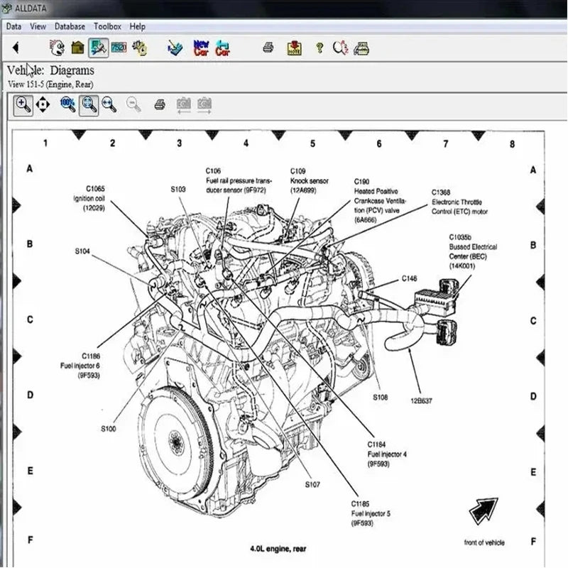 Hot alldata 10.53 Car Software mitchell ultramate 2023.07 auto repair alldata software All data car software with Wiring diagram